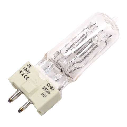 Lampara General Electric FRK Q650T8 650W 120V base GY9.5 halogena para escenario