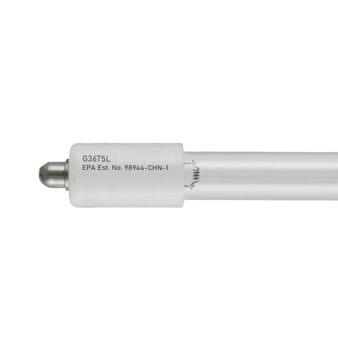 Tubo germicida UV-C G36T5L de 39W, cuarzo T5, base de un pin FA8