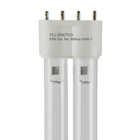 Lampara germicida UV-C compacta de 18W, base 2G11 de 4 pines