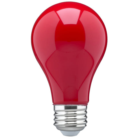 A19 LED Rojo 8W Satco