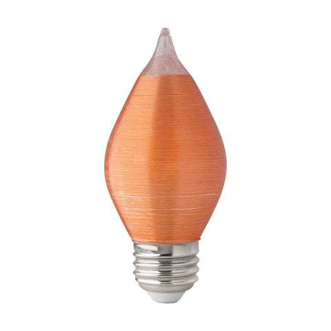 Vela tipo Acorazado Ámbar E26 4W 2100K Satco
