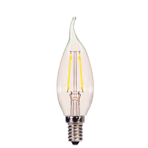 Vela E12 Punta Curva 2.5W 2700K Satco